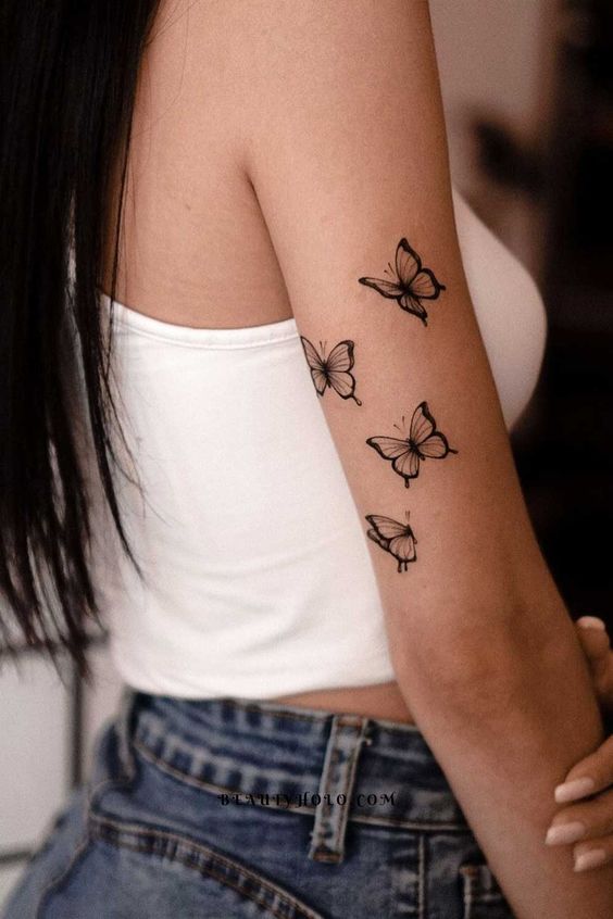 tatuaż motyli
