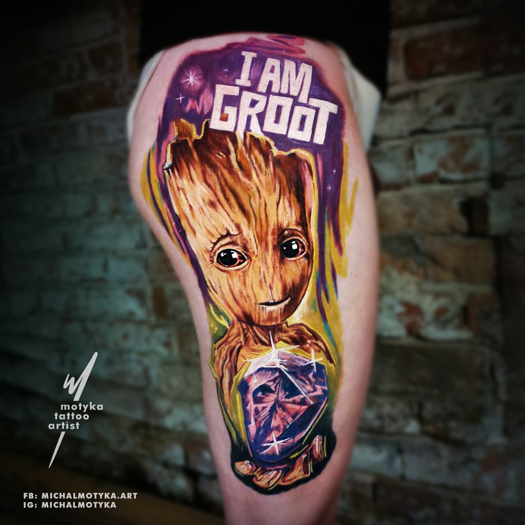 inspirowany kolorowy komiksowy obraz postac realizm surrealizm 