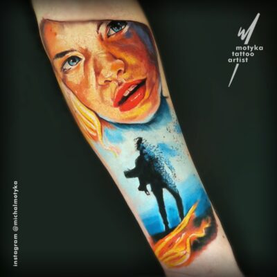 motyka-tattoo – kolorowy i męski